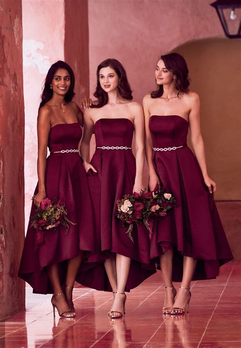 Wine Color Dresses For A Wedding - jenniemarieweddings