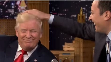 Donald Trump tells 'whimpering' comedian Jimmy Fallon: 'Be a man!' | Ents & Arts News | Sky News