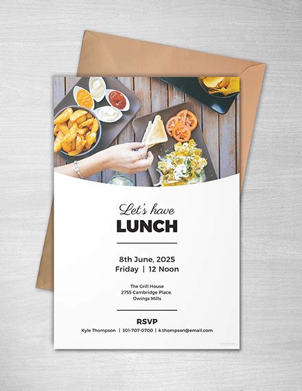 Office Lunch Invitation