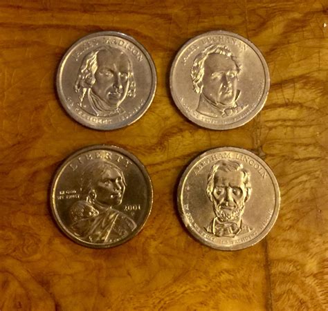 Gold Presidential Coins With Various Presidents U.S. Currency - Etsy