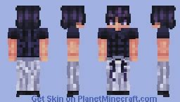 toji fushiguro Minecraft Skin