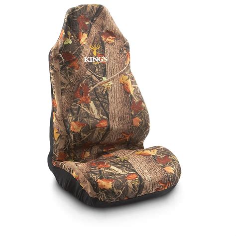 2-Pk. King's Camo Camouflage Seat Covers - 593344, Seat Covers at ...