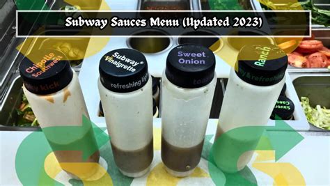 Subway Sauces: Exploring the Delightful Flavors - MySubwayInfo