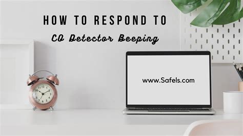 Carbon Monoxide Detector Beeping - How to Respond Correctly