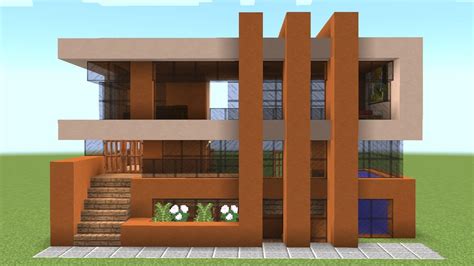 Minecraft - How to build a stained clay house - YouTube