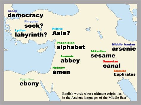 How the ancient languages of the Middle East live... - Maps on the Web