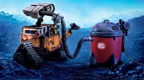 Wall E Robot Vacuum Cleaner Cartoon Funny HD Wallpaper - WallpapersMe ...