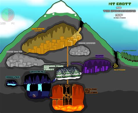 MT ebott and underground map (omega project) by chulitoelluchito on DeviantArt