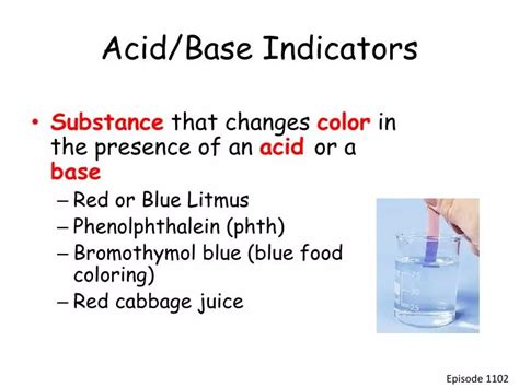 PPT - Acid/Base Indicators PowerPoint Presentation, free download - ID ...