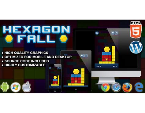 HTML5 Game: Hexagon Fall - Code This Lab srl