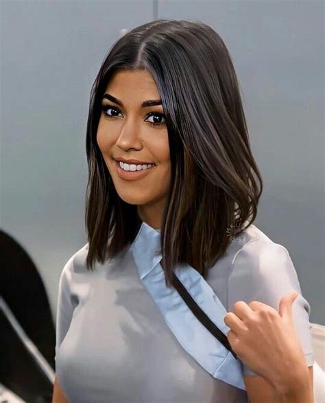 Kourtney Kardashian | Short hair styles, Short hair haircuts, Brunette ...