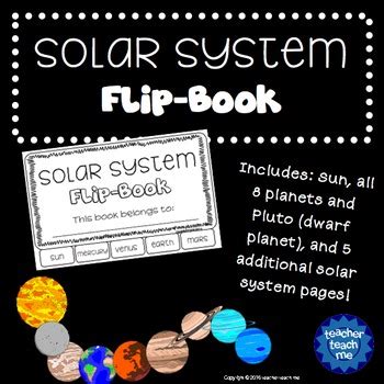 Solar System Flip-Book by teacher teach me | Teachers Pay Teachers