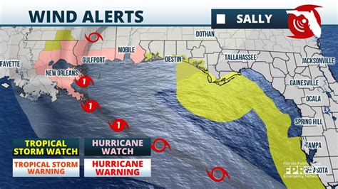 Tropical Storm Watches Upgraded to Warnings for Portions of Florida Panhandle | Florida Storms