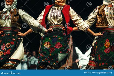 Bodies of Serbian Folklore stock image. Image of dance - 87521739