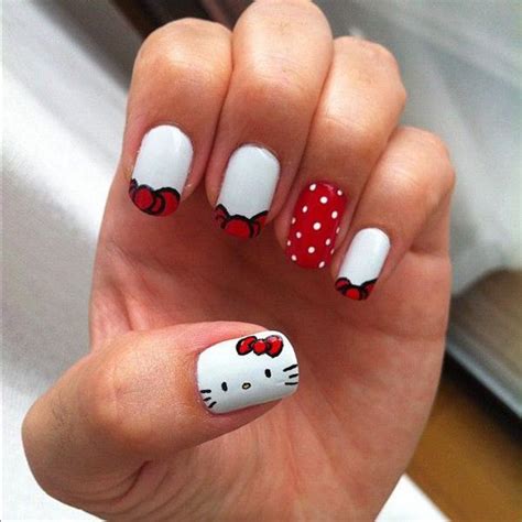 50 Hello Kitty Nail Designs | Art and Design