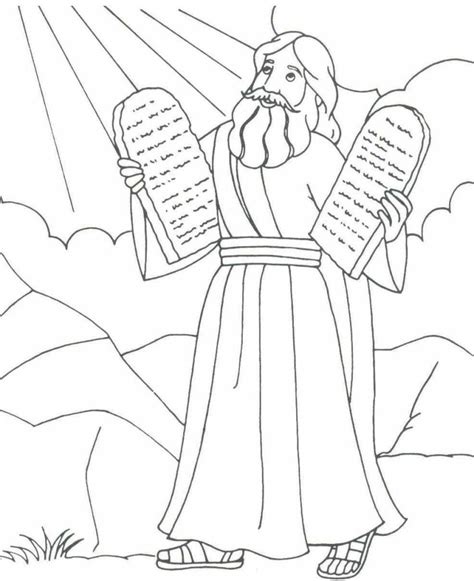 Free Printable Moses Coloring Pages For Kids