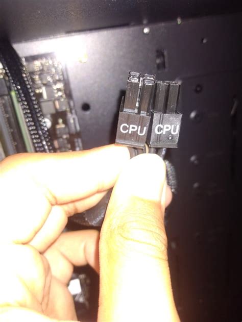 CPU power cable looks like this, is this bad? : r/pcmasterrace