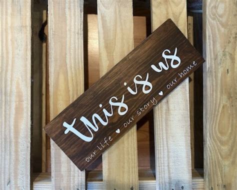 Custom Quote Wood Sign Customizable Wood Sign This is Us - Etsy