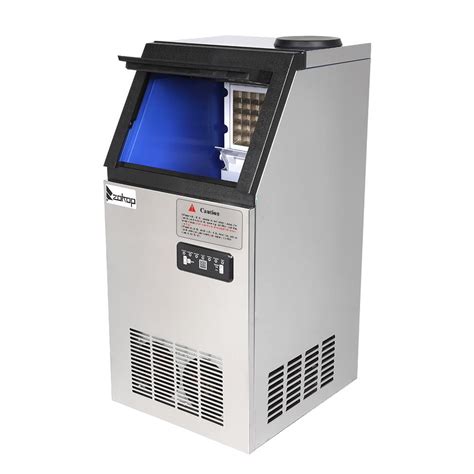 Zimtown Commercial Ice Machine, 150lbs/24h Automatic Freestanding Ice ...