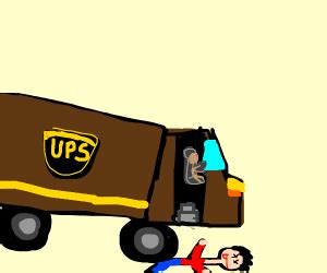 Ups Truck Drawing at PaintingValley.com | Explore collection of Ups Truck Drawing