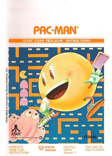 Atari 2600 VCS Pac-Man : scans, dump, download, screenshots, ads, videos, catalog, instructions ...