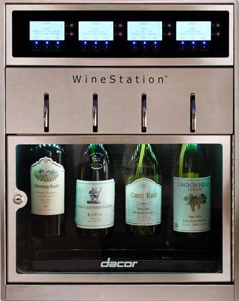 Dacor DYWS4 Discovery 20" WineStation 4-Bottle Wine Dispenser with ...