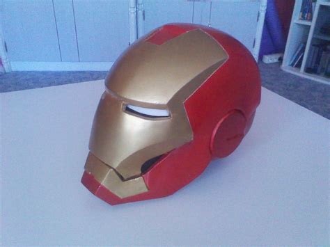 How to Make a Lifesize, Wearable Iron Man Helmet | Iron man helmet ...