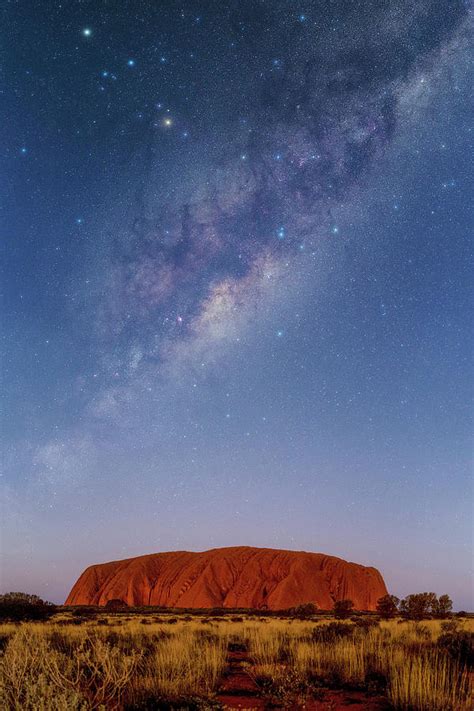 Milky Way Over Uluru Photograph by Babak Tafreshi