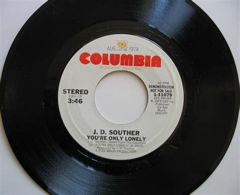 J.D. Souther - you're only lonely / songs of love 45 rpm single - Amazon.com Music