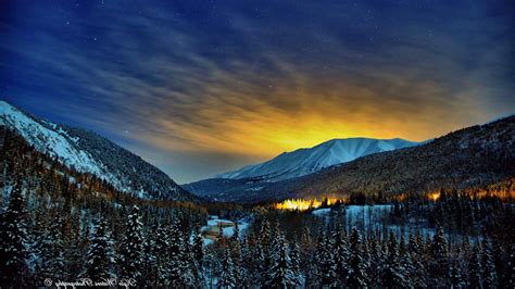 2560x1440 Alaska Winter Nights 1440P Resolution HD 4k Wallpapers ...