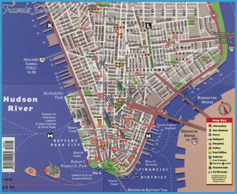 New York map lower east side - Travel - Map - Vacations - TravelsFinders.Com