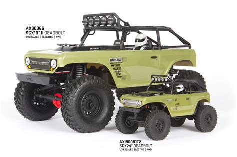 Axial 1/24 SCX24 Deadbolt RTR Scale Mini Crawler w/2.4GHz Radio (Green) (AX90081T2)