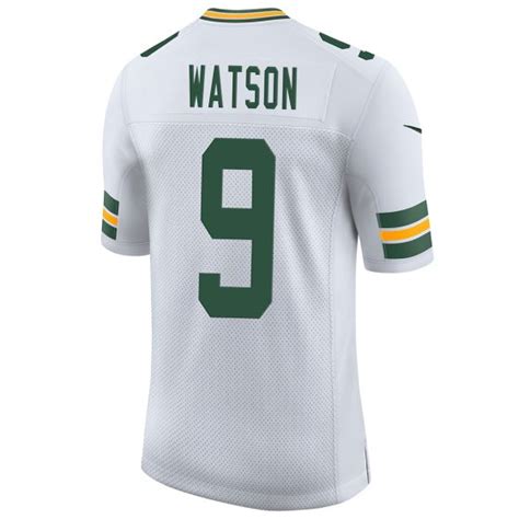 Green Bay Packers #9 Christian Watson Nike Away Limited Jersey at the ...