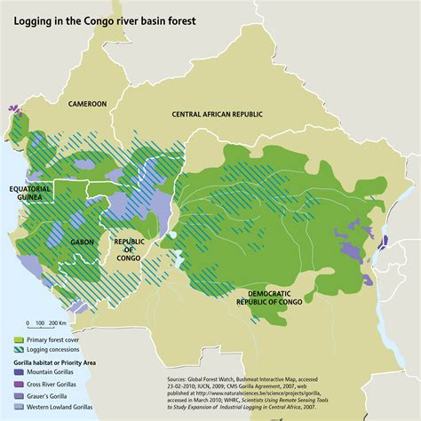 African Congo Basin Map The Congo Basin Forest Global Forest Atlas ...