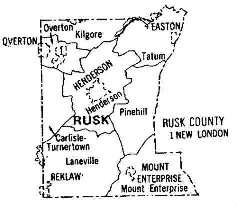 Rusk County, Texas – S-K Publications