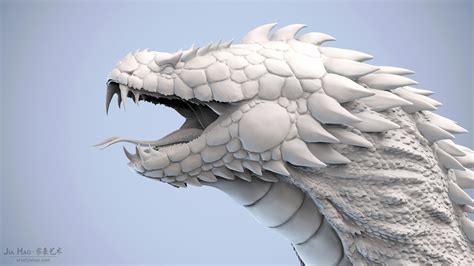 ArtStation - Basilisk 3D sculpture, Jia Hao | Creature concept art ...