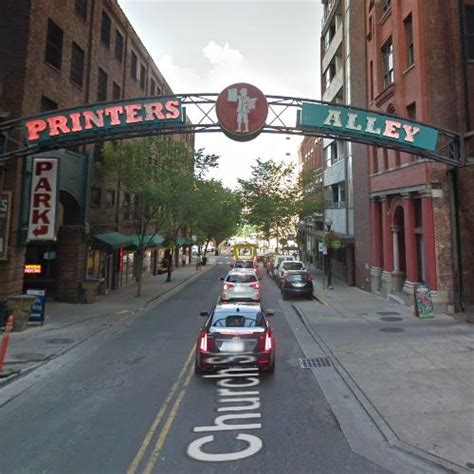 Printer's Alley in Nashville, TN (Google Maps)