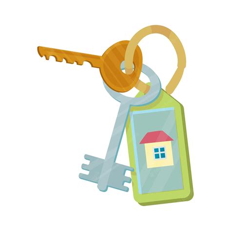 Premium Vector | A bunch of keys to an apartment or house vector illustration isolated on white ...