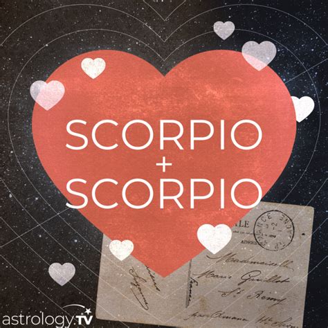 Scorpio and Scorpio Compatibility - astrology.TV