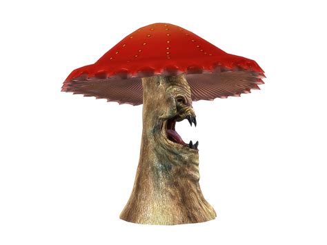 3DFoin - Mushroom Monster Animated 3D model