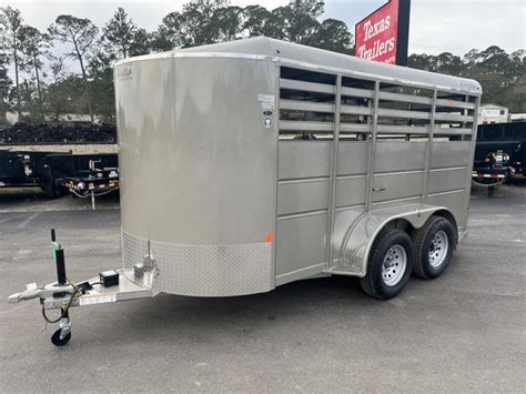 2024 Delta 14' Stock Trailer by TEXAS TRAILERS - Fully Loaded | ACYFLS