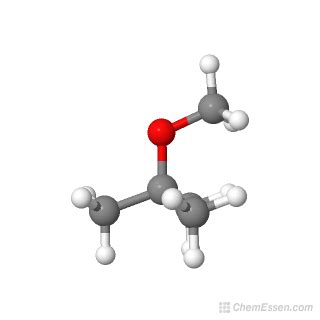 Tert-Butyl methyl ether Structure - C5H12O - Over 100 million chemical compounds | CCDDS