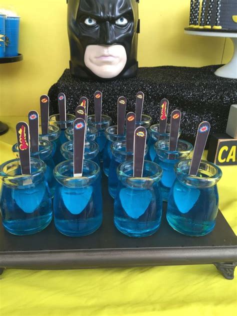 Batman Birthday Party Ideas | Photo 17 of 24 | Batman party, Batman party foods, Batman birthday