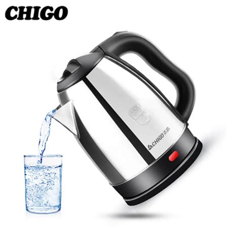 Chigo Electric Kettles Stainless Steel Smart Constant Temperature Control Water home 1500W 2.0L ...