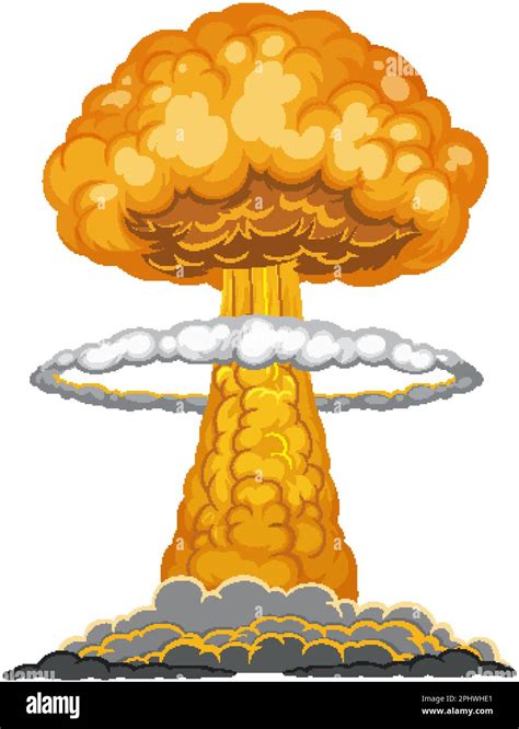 Atomic bomb mushroom cloud illustration Stock Vector Image & Art - Alamy