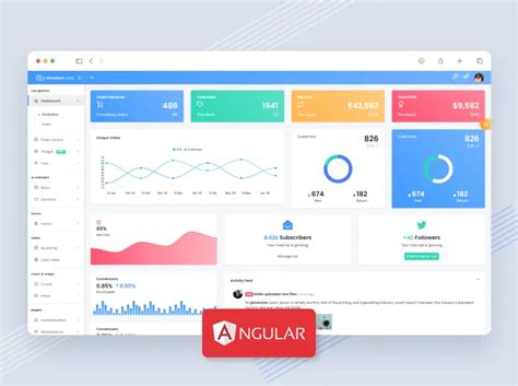 Gradient Able Angular Admin Templates - by codedthems