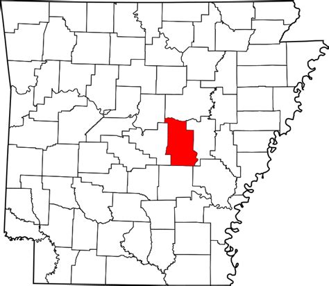 Image: Map of Arkansas highlighting Lonoke County