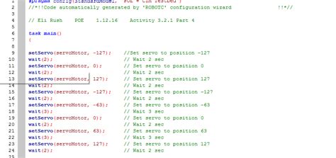 ROBOTC Programming