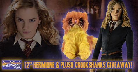 Harry Potter Giveaway – 12″ Talking Hermione & Plush Crookshanks!