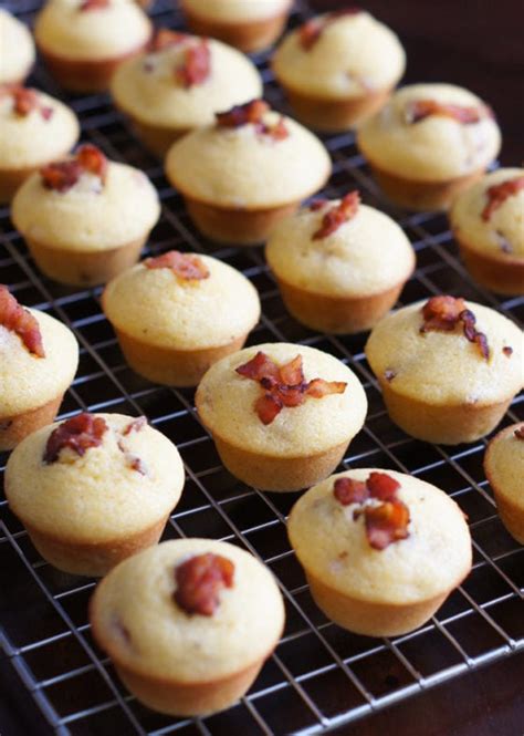 Mini Bacon Corn Muffins | Smart Little Cookie